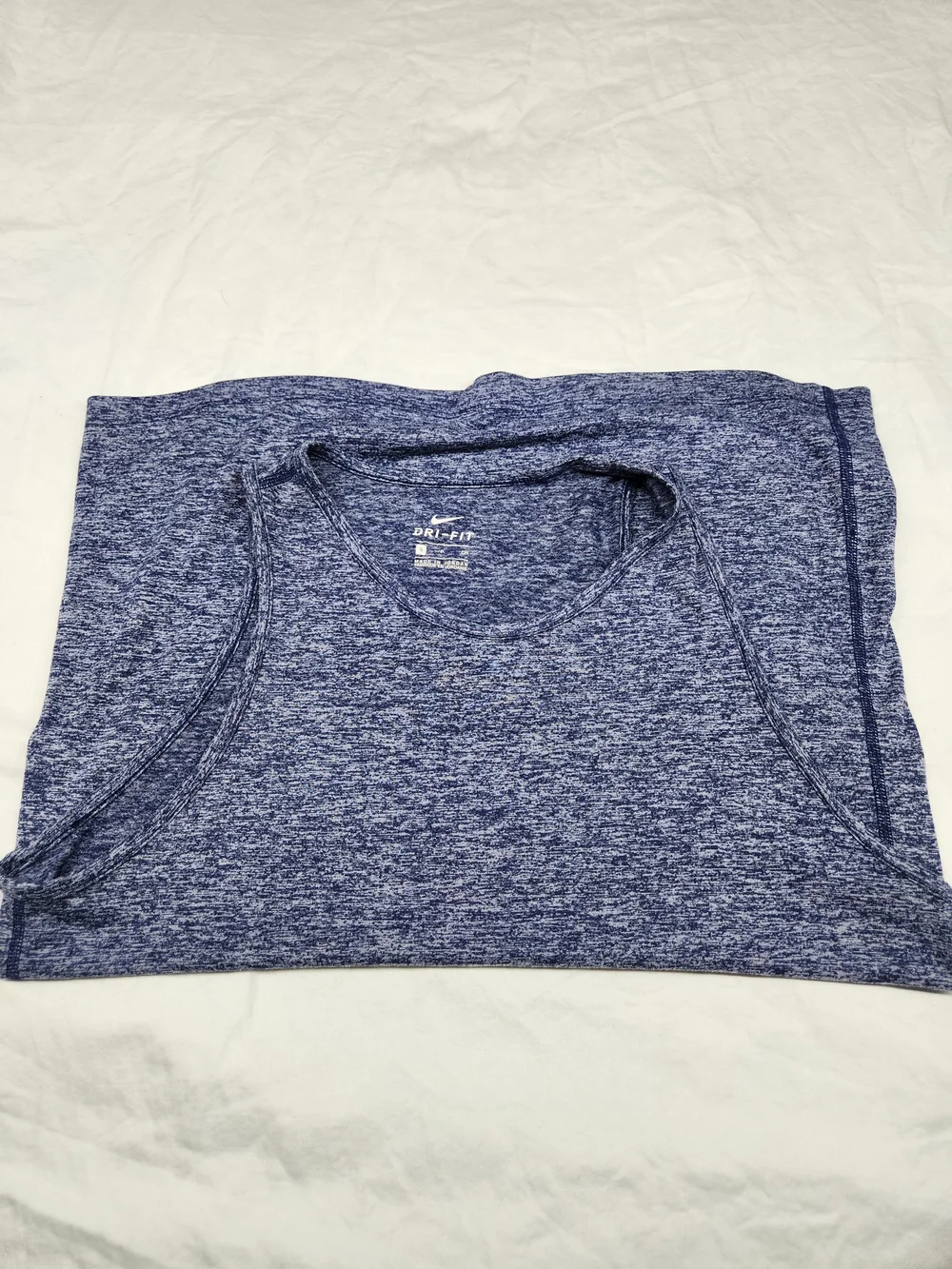 Nike Women’s Navy Heather Racerback Tank Top